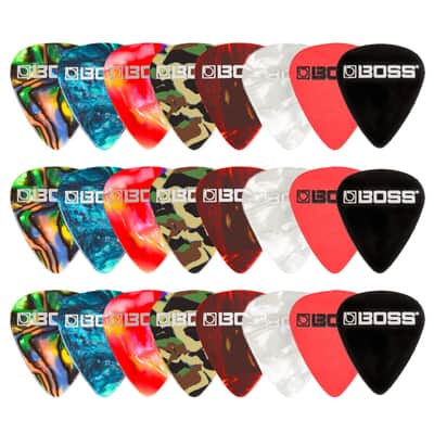 Boss BSC-20 2-Inch Cotton Guitar Strap - Black w/ Picks image 4