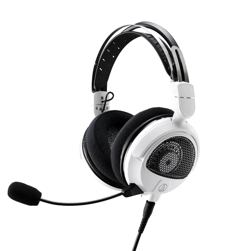 Audio-Technica ATH-GDL3WH Open-Back Gaming Headset, White image 1