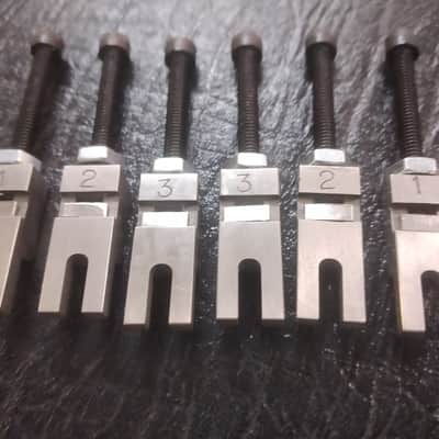 V1 Floyd Rose Saddles Approved  Replacement Set, Camel Hump  Non Fine Tuner Set used by Brad Gillis image 5