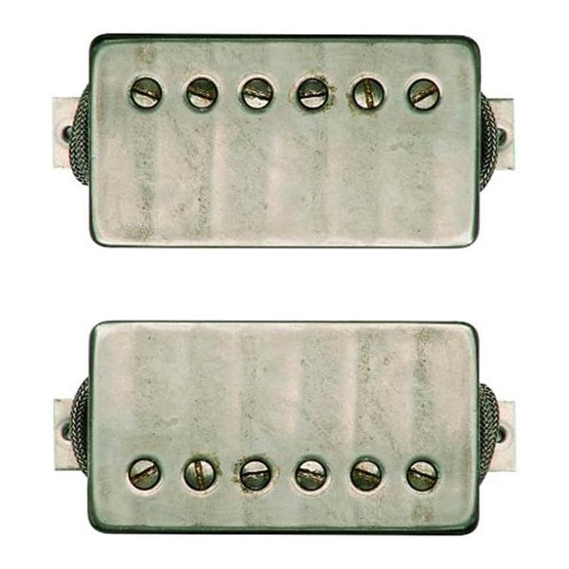Bare Knuckle The Mule Aged Nickel Covers 50mm Pickup Set image 1