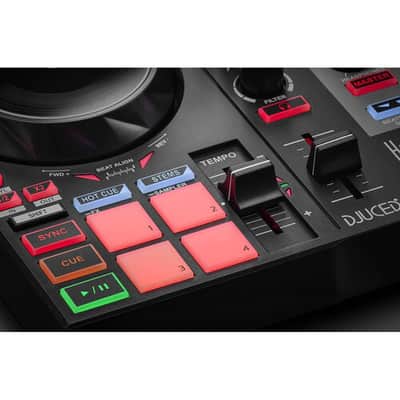 Hercules Inpulse 200 MK2 2-Channel DJ Controller - Black image 6