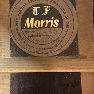 T F Morris W-80 Rare MIJ Premium Model early 1980’s image 10