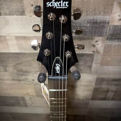 Schecter Omen-6 Left-Handed Electric Guitar - Gloss Black (2063) image 4