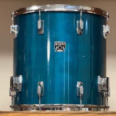 1980's Tama Superstar 16" Aquamarine Floor Tom 16x16 image 2