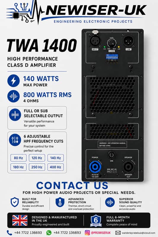 Amplifier class D TWA 1400 2026 image 1