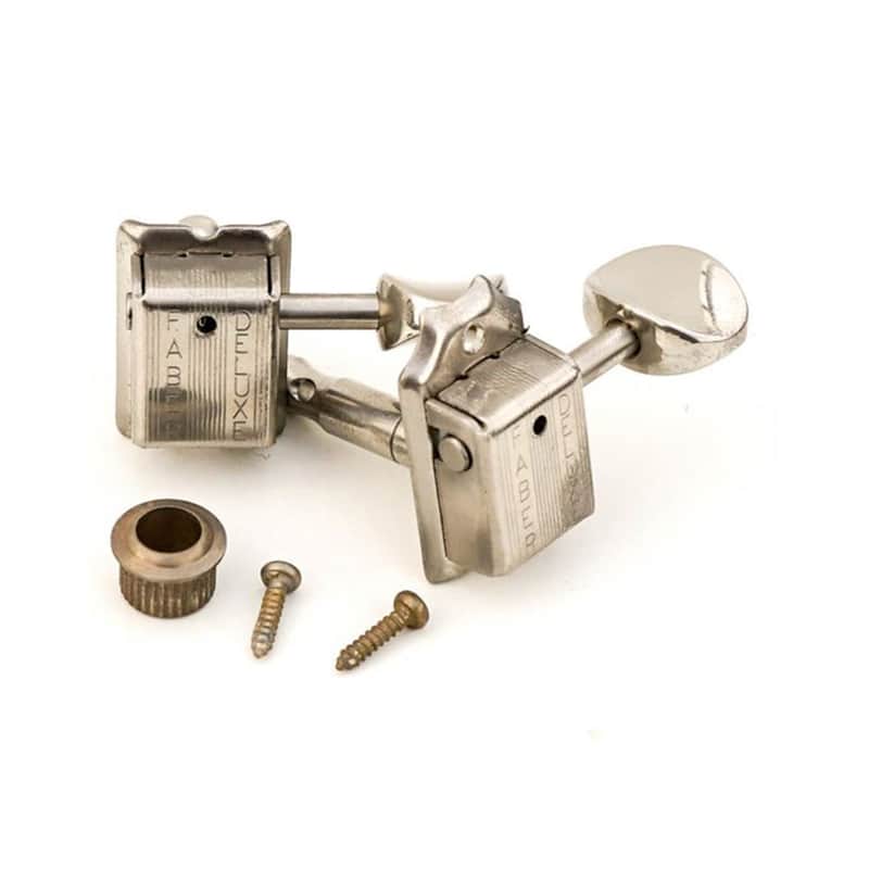 Faber FKT6L-NA Aged Nickel Deluxe Tuners 6 in Line image 1
