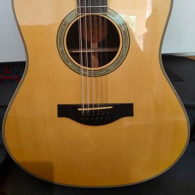 Yamaha LL16-12 Jumbo Acoustic Guitar Natural image 3
