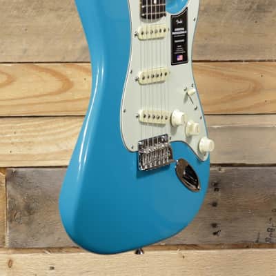 Fender American Professional II Stratocaster Electric Guitar Miami Blue w/ Case & Rosewood Fretboard image 1
