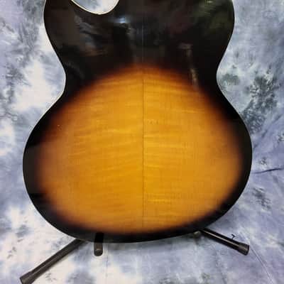 Video Demo 1967 Vintage RARE Zim Gar Kawai Japan Made ES 175 L5 Style Jazz Electric Guitar All Original New Strings Pro Setup Gigbag image 12