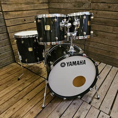Drum Kit Yamaha Maple Custom MIJ, Ebony USED! RKYCK300126 image 2