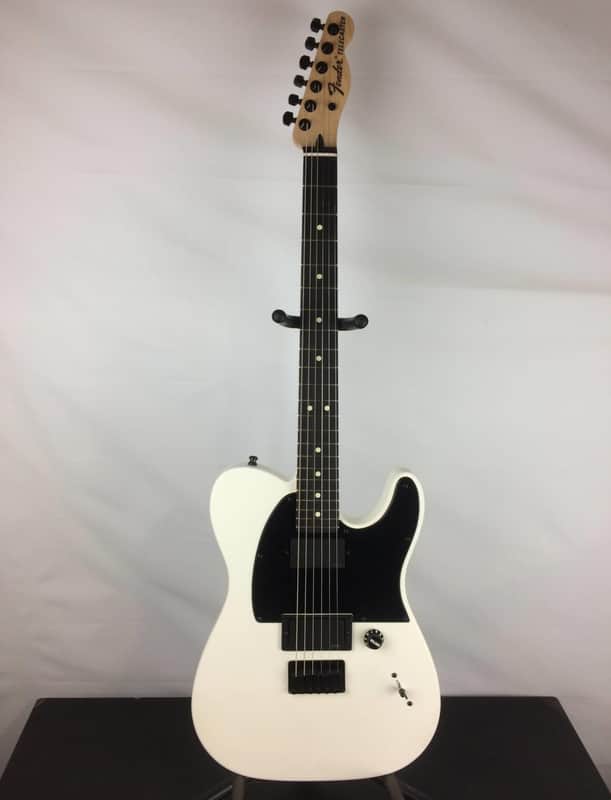 Fender Jim Root Signature Telecaster Electric Guitar, Ebony Fingerboard, Flat White