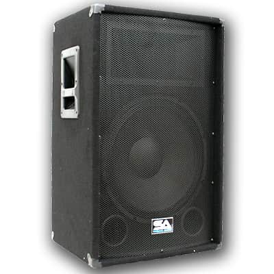 Pair of 15" PA DJ PRO AUDIO Speakers w/ 2 Tripod Stands image 4