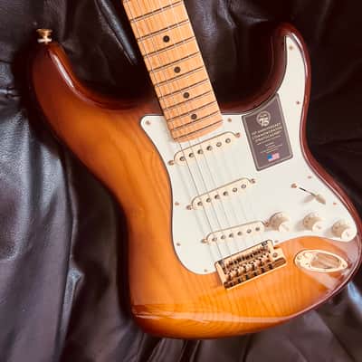 Fender 75th Anniversary Commemorative Stratocaster 2021 - 2-Color Bourbon Burst image 7