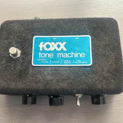 foxx tone machine クローン　ハンドメイド　オクターブファズ Foxx Tone Machine 1970s - Blue Velvet | Tone Wolf