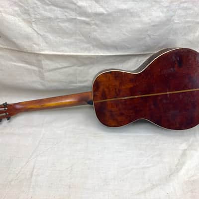 Vintage 1930's Lyon & Healy or Regal Supertone  Acoustic Parlor Guitar Needs TLC & Repair image 4