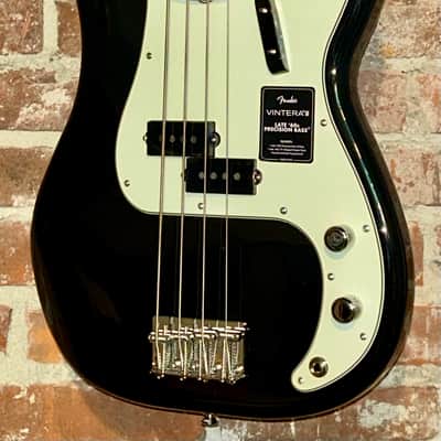 NEW Fender Vintera III Late '60s Precision Bass - Black, In Stock and Ships Fast! Pro Set Up Included! image 1