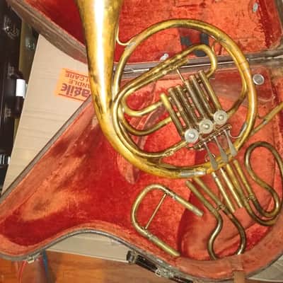 Elkhart Band Instrument Co. Single French Horn, USA, with case/MP image 3