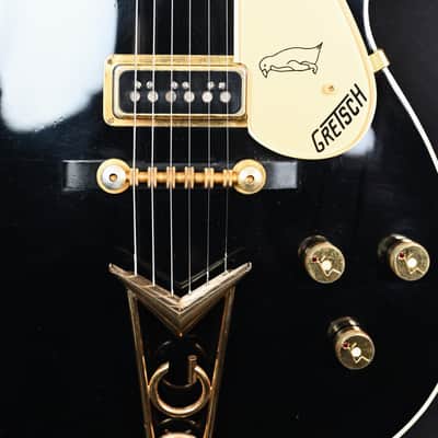 Gretsch G6134 Black Penguin from 2003 in Black with original Hardcase image 5