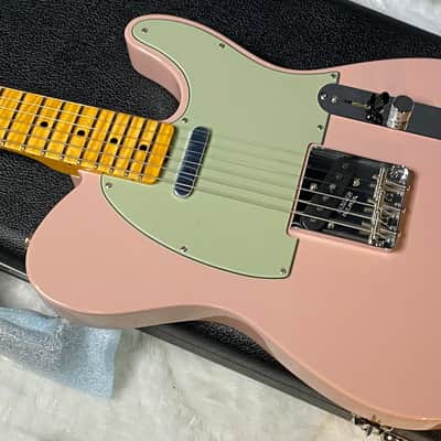 NEW! Fender Custom Shop Flamethrower Telecaster Custom - NOS - Modern Specs - Texas Special Pick-Ups - AAAA Flamed Neck - Shell Pink - Authorized Dealer - 7.5lbs - G07105 image 8