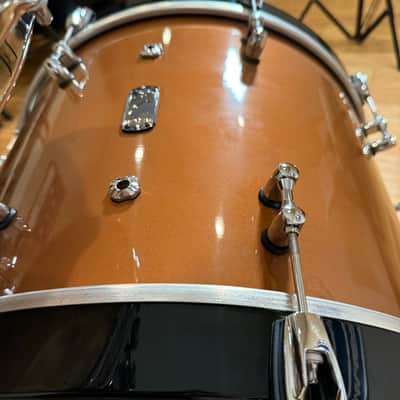 ~RARE!~ Mapex Black Panther Design Lab 3-Piece 12/14/20 Versatus Drum Kit Set in Transparent Copper Lacquer (Rm4) image 9