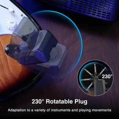 LEKATO 5W bluetooth Guitar Amplifier 4 Effect Guitar AMP Speaker Rechargeable image 9