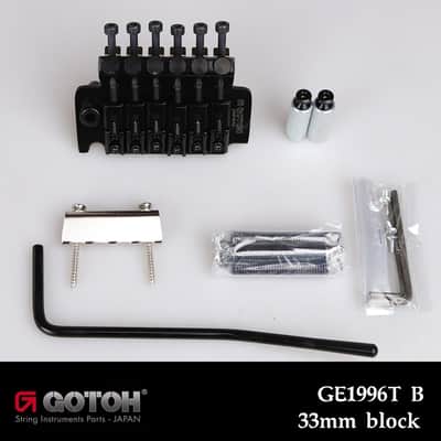 Gotoh GE1996T Double-Locking Tremolo 33mm Block - Black
