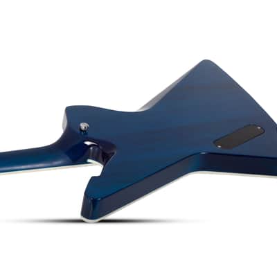 Schecter E-1 Electro Resin Transparent Blue image 5