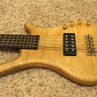 Warwick FNA 5 String Bass 1998 Natural (Wenge Neck / Fingerboard, OHSC) image 3