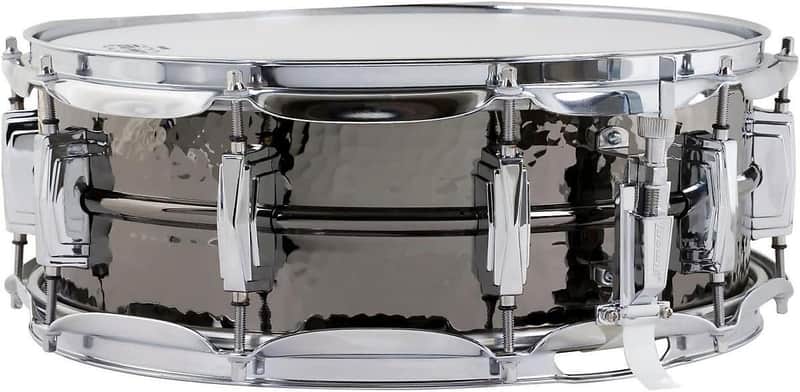 Ludwig 14"x5" Black Beauty Hammered Snare Drum with Tube Lugs (LB416KT) image 1