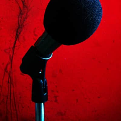 Vintage 1980's Realistic Highball / Shure SM58 Handheld Cardioid Dynamic Microphone Low Z w accessories # 4 image 2