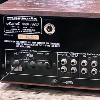 Marantz SR-1000 late 70's- 80's  - Silver face image 10