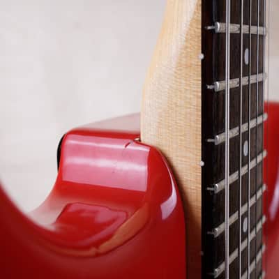 Squier Contemporary Stratocaster HSS MIJ 1987 Torino Red Japan w/ Hard Case image 17