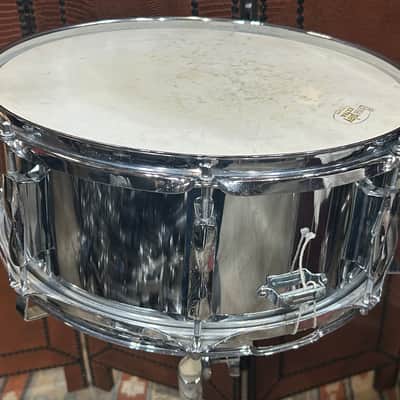 Premier 5X14" steel snare drum (TL-416) 60's - chrome image 4