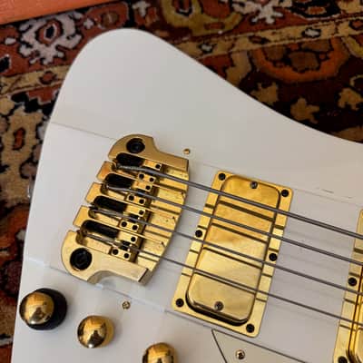 Vintage 1977 Gibson Thunderbird White Bicentennial Bass Guitar *Upgraded* 1970s image 7