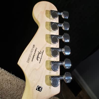 2017 Squire HH Stratocaster with Upgraded electronics and Hardshell Case image 7