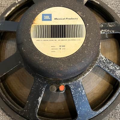 JBL K-140 15” Speaker 8 ohm 1970’s Made in the USA Black #1 image 1