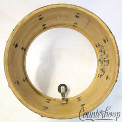 Slingerland 14x10" Chrome Over Wood Tom Drum 3Ply COW Sound King Vintage 70s USA image 10