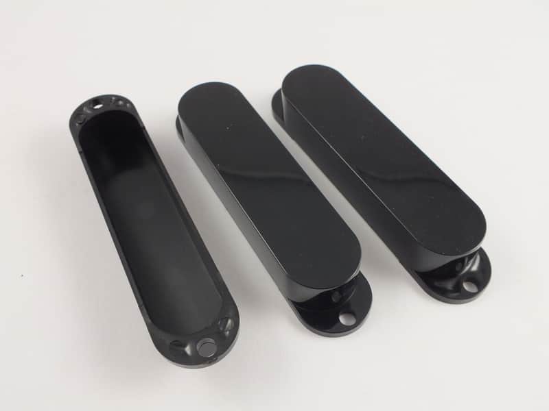 2024 Guitars Electric Ltd Stratocaster Pickup Covers Black
