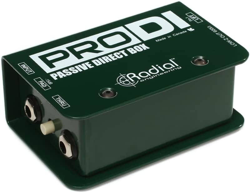 Radial Engineering ProDI Passive Instrument Direct Box Bass/Guitar/Synth Pro DI image 1