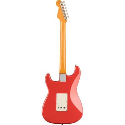 FENDER - AMERICAN VINTAGE II 1961 STRATOCASTER ROSEWOOD FINGERBOARD FIESTA RED image 2