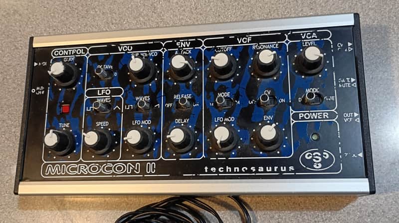 Technosaurus Microcon II analog desktop synthesizer image 1