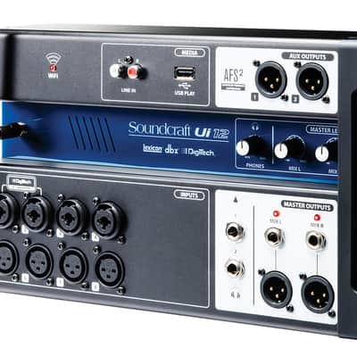 Soundcraft Ui12  Ui-12 Professional 12 Channel Digital Mixer with Wireless Control image 3