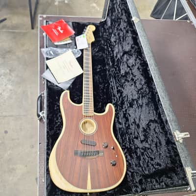 Fender Limited Edition American Acoustasonic Stratocaster 2020 - 2022 - Exotic Cocobolo image 3