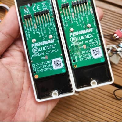 Fishman Fluence Modern 9 String / 8 String Multiscale Humbucker Set | PRF-M39-SW2 | IBANEZ RGDMS8 stock pickup | image 6