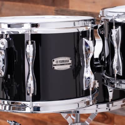 YAMAHA RECORDING CUSTOM 5 PIECE DRUM KIT, REAL BLACK LACQUER image 14