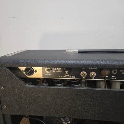 Investment Grade 1964 Fender Twin Reverb Guitar Amp w/ Original Foot Switch image 8