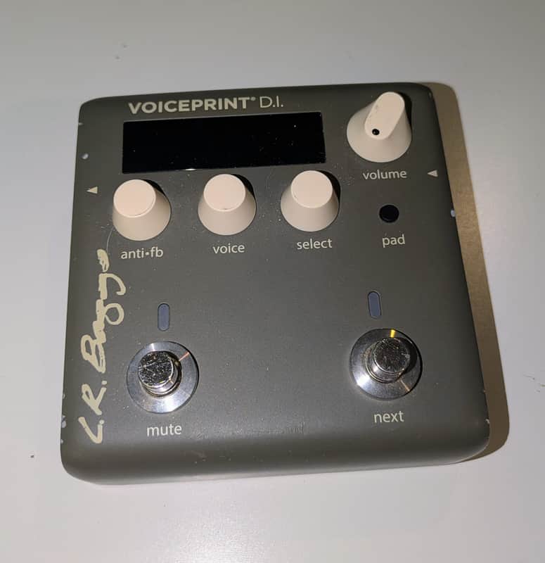 LR Baggs Voiceprint DI Acoustic Guitar Impulse Response Pedal 2010s - Black image 1