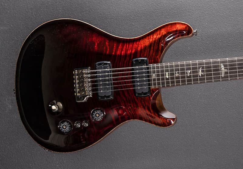 Paul Reed Smith Custom 24-08 Mango Top Limited Edition - Fire Red Gray/Black Fade image 1