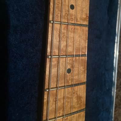 Peavey EVH Wolfgang USA Standard Deluxe 1999 Trans Amber Flame Top image 13