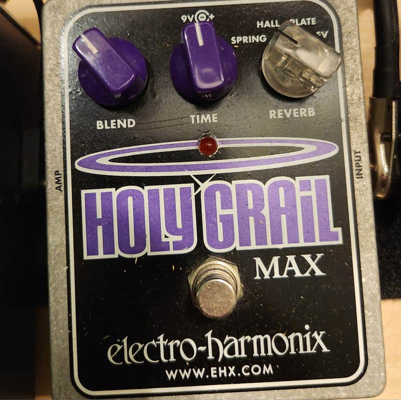 Electro-Harmonix Holy Grail Max Reverb 2014 - Present - Black / Purple / Gray image 1